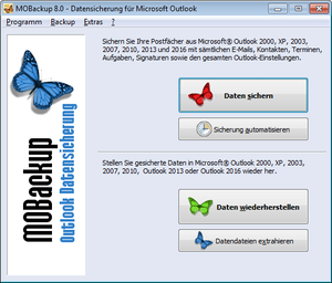 Startbildschirm - mit einem Klick geht's zu weiteren Screenshots